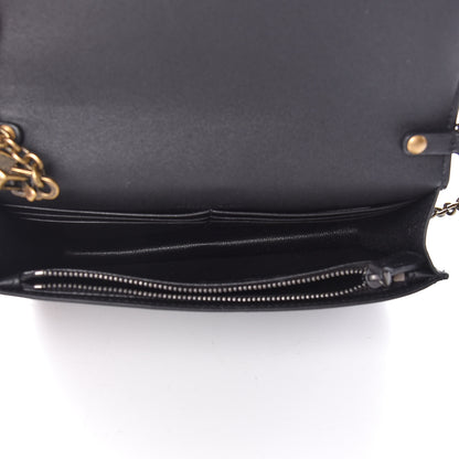 Bottega Veneta Nappa Intrecciato Snakeskin Stained Glass Montebello Crossbody Black 5 of 8