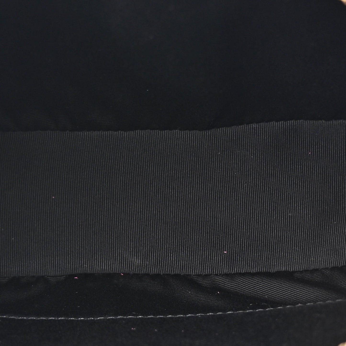 Suede Matelasse Monogram Lou Camera Bag Rose