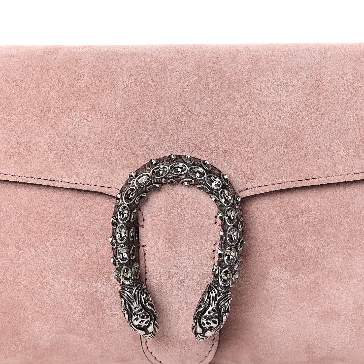 Suede Dionysus Clutch Blush
