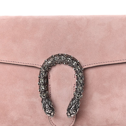 Gucci Suede Dionysus Clutch Blush 14 of 14