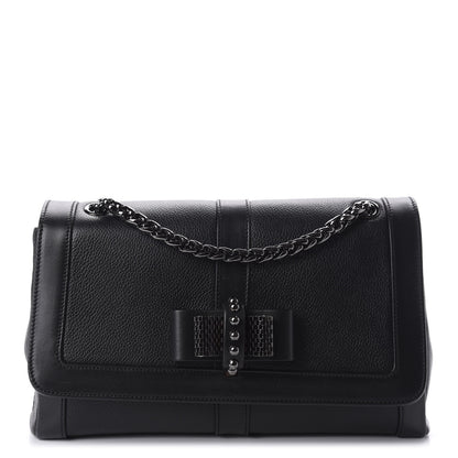 Christian Louboutin Calfskin Small Sweet Charity Shoulder Bag Black 1 of 10