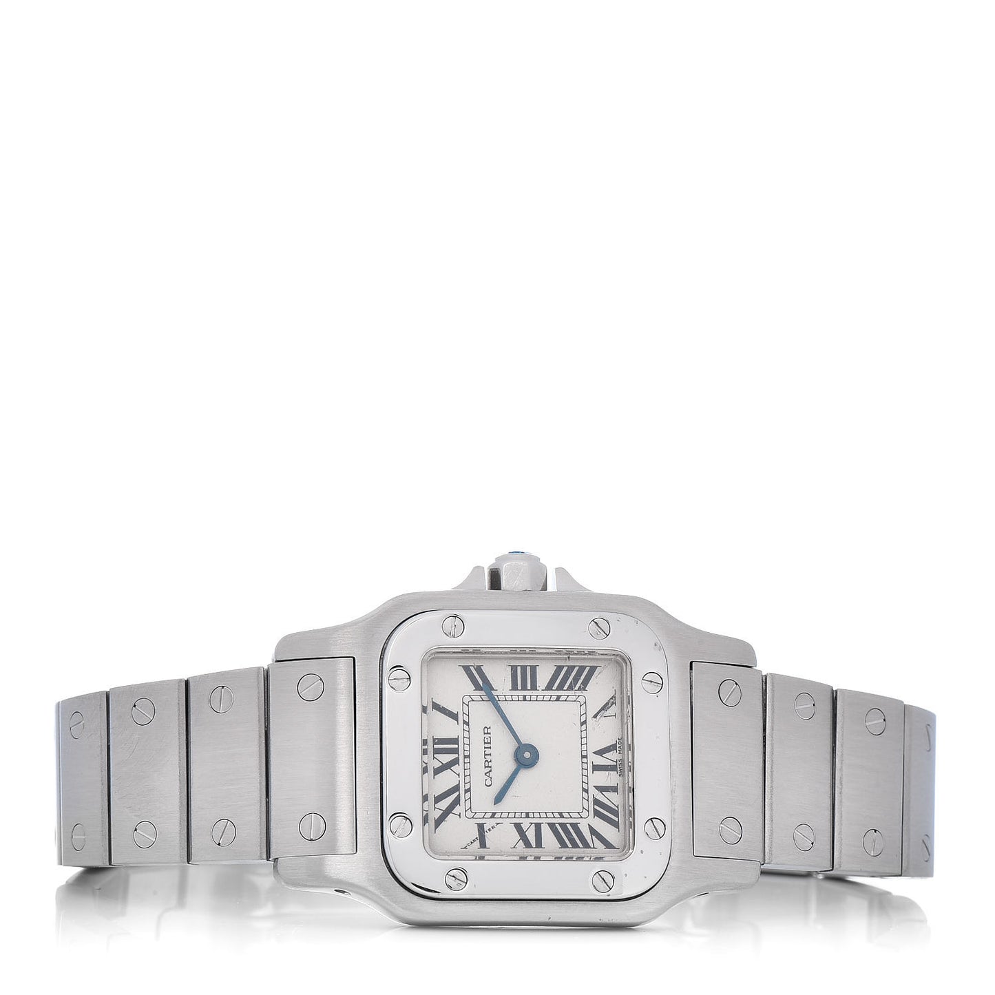 Stainless Steel 24mm Santos de Galbee Quartz Watch
