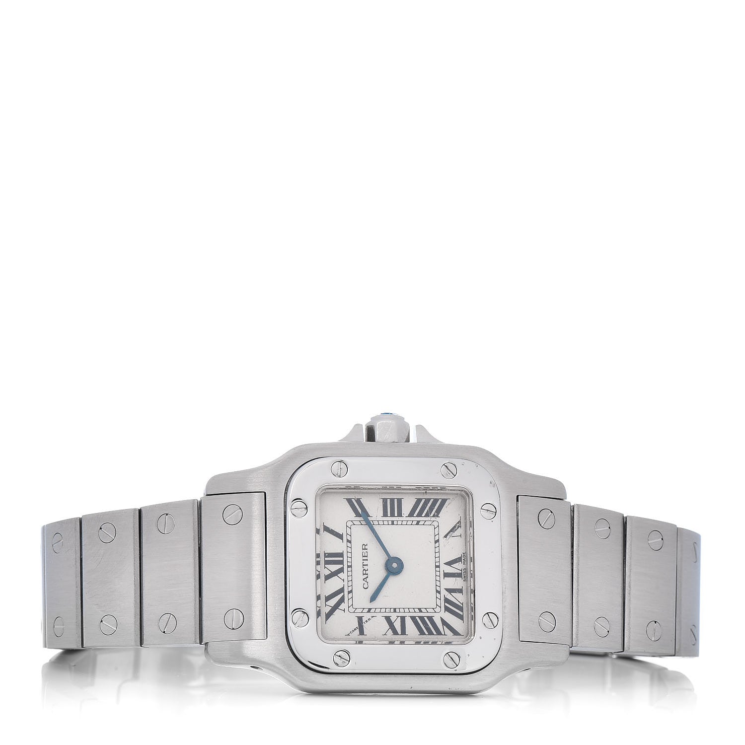 Cartier Stainless Steel 24mm Santos de Galbee Quartz Watch 3 of 6