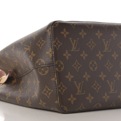 Louis Vuitton Monogram Braided Neonoe MM Peach Cream 7 of 11