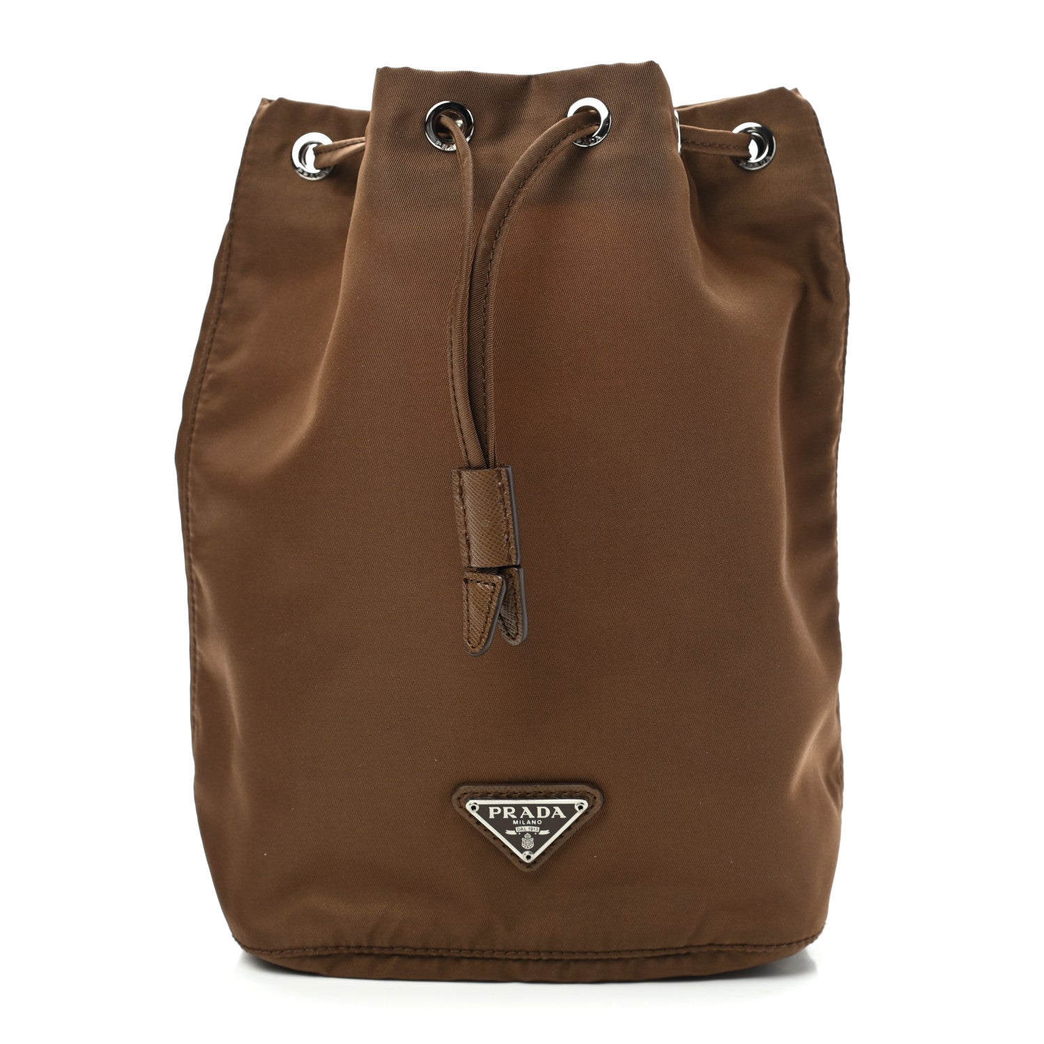 Prada Nylon Vela Drawstring Pouch Corinto 1 of 7