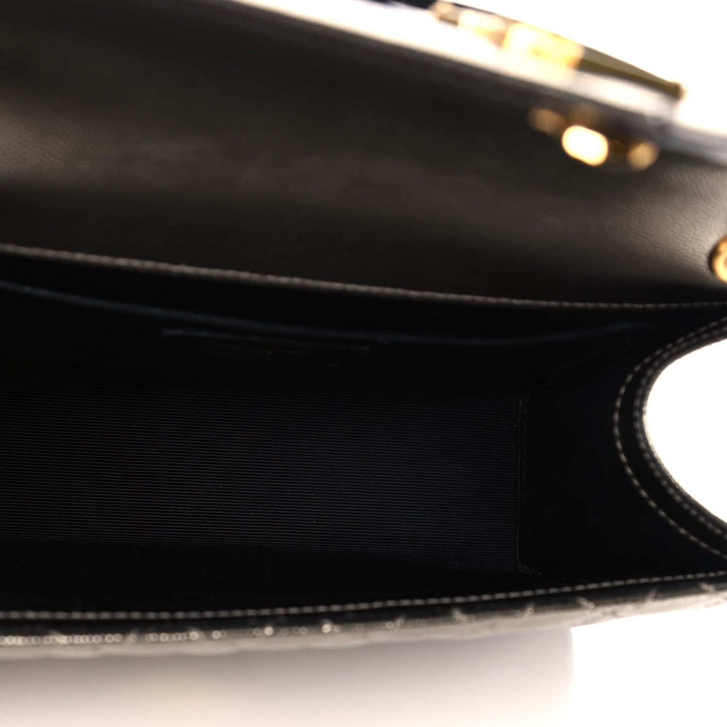 Metallic Grain De Poudre Textured Mixed Matelasse Triquilt Medium Monogram Satchel Piombo