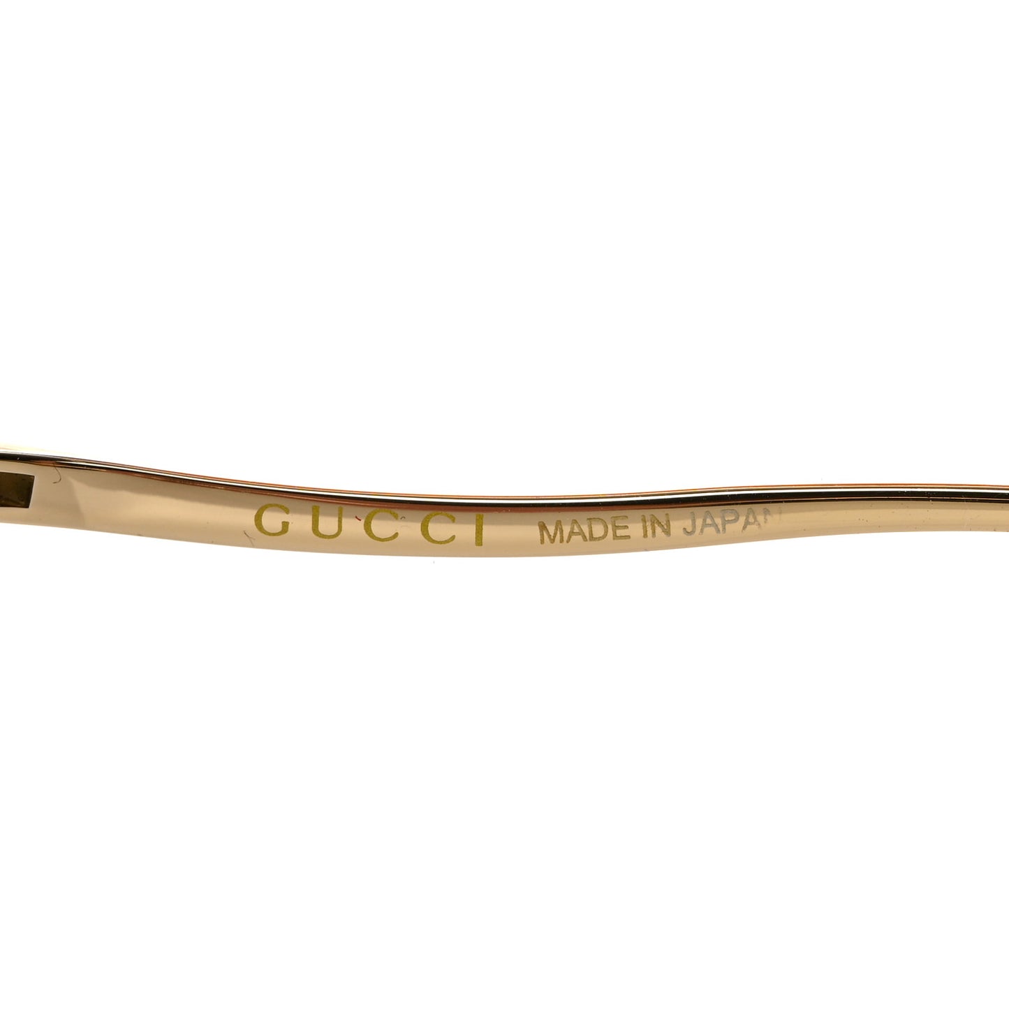 Metal Rimless Sunglasses GG0352S Gold