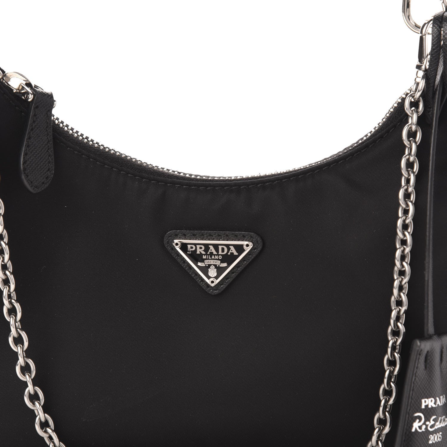 Prada Nylon Re-Edition 2005 Shoulder Bag Black 13 of 13