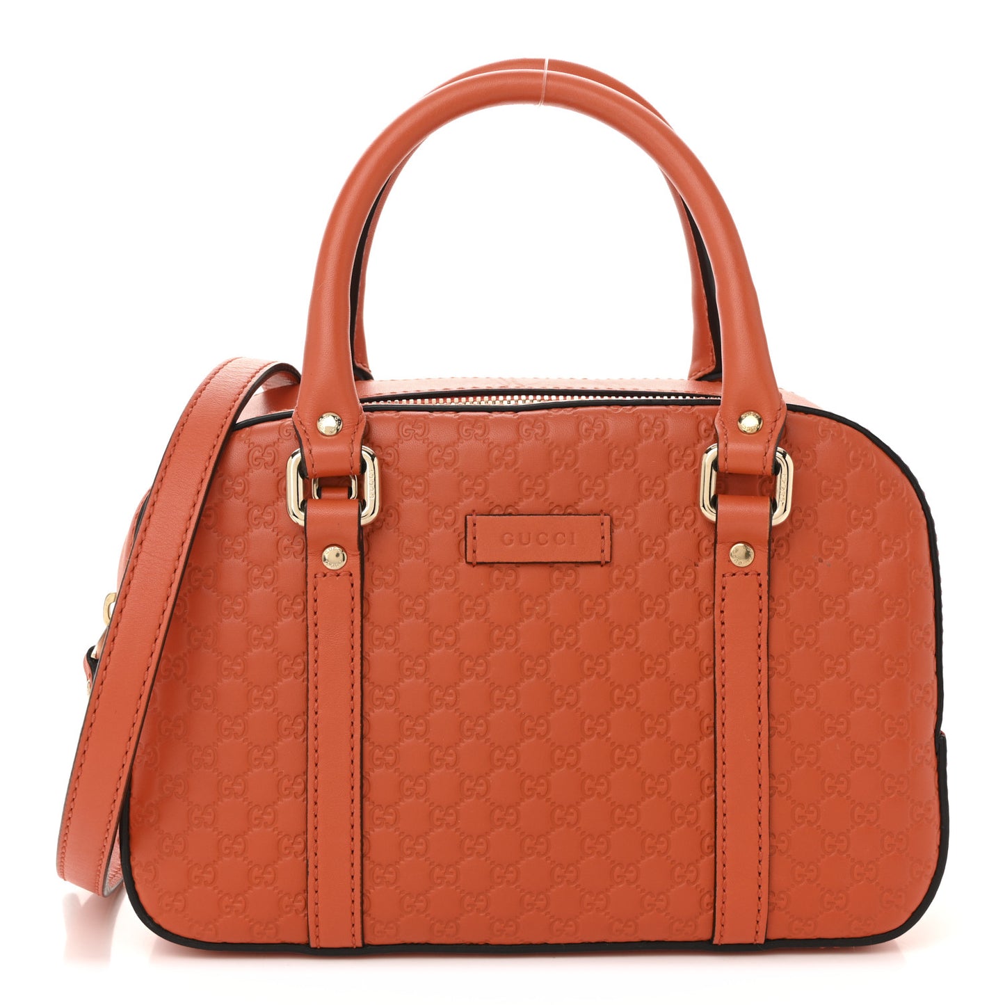 Soft Microguccissima Small Crossbody Bag Sun Orange