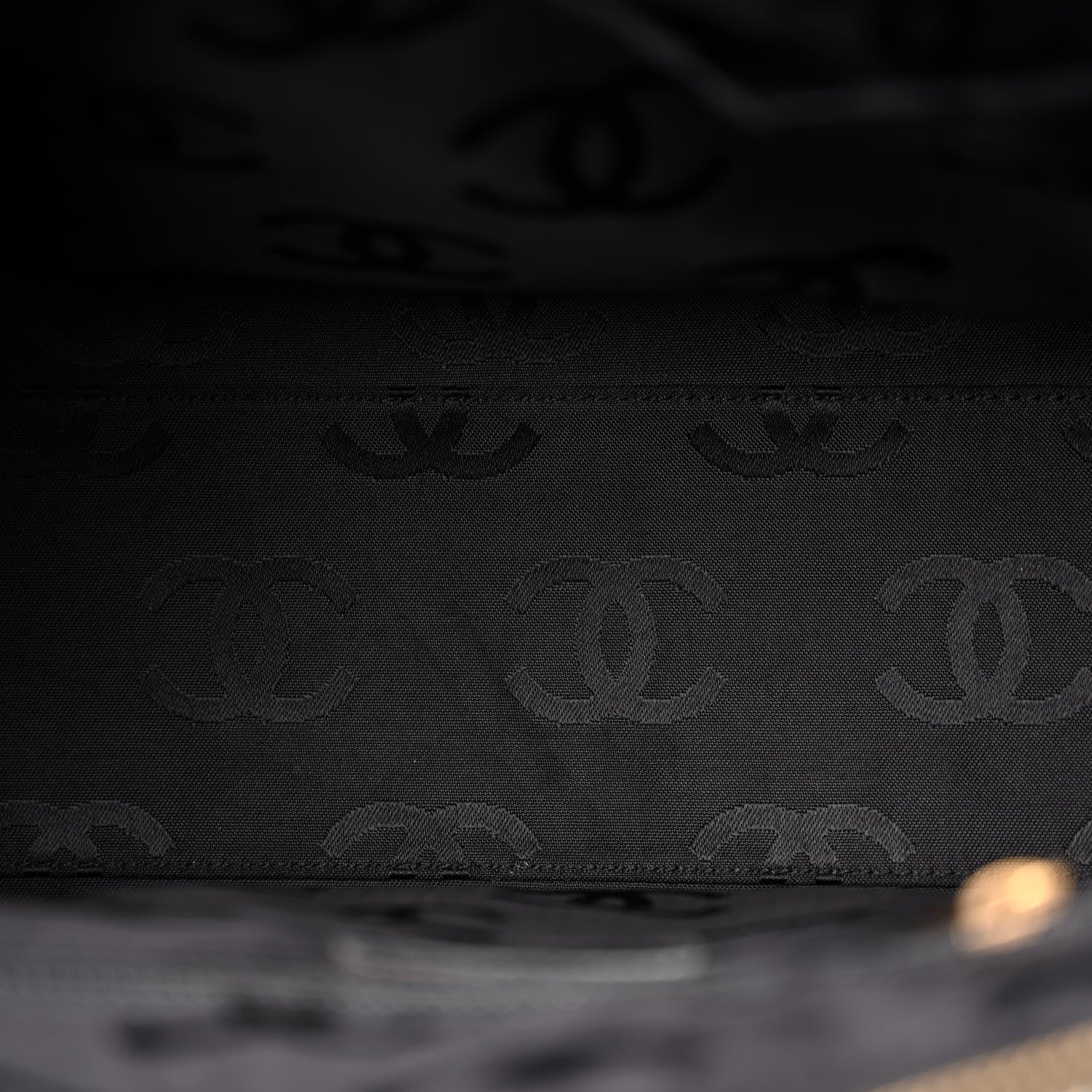 Chanel Calfskin Contrast Stitch Surpique Bowler Black 5 of 14