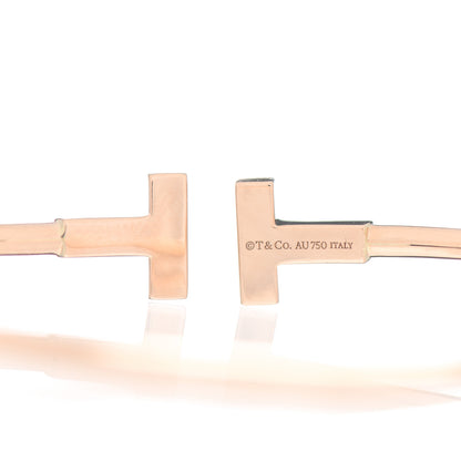 Tiffany 18K Rose Gold T Wire Bracelet 4 of 4
