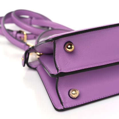 Fendi Shiny Nappa Petite Peekaboo I SEE U Satchel Violetta 9 of 10