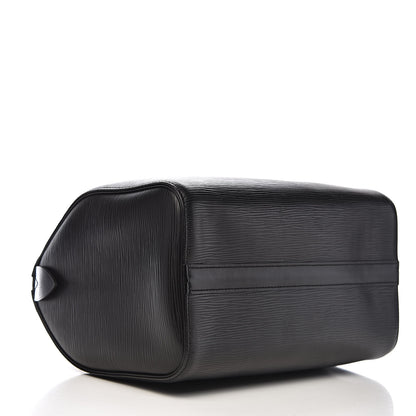 Louis Vuitton Epi Speedy 25 Black 4 of 12