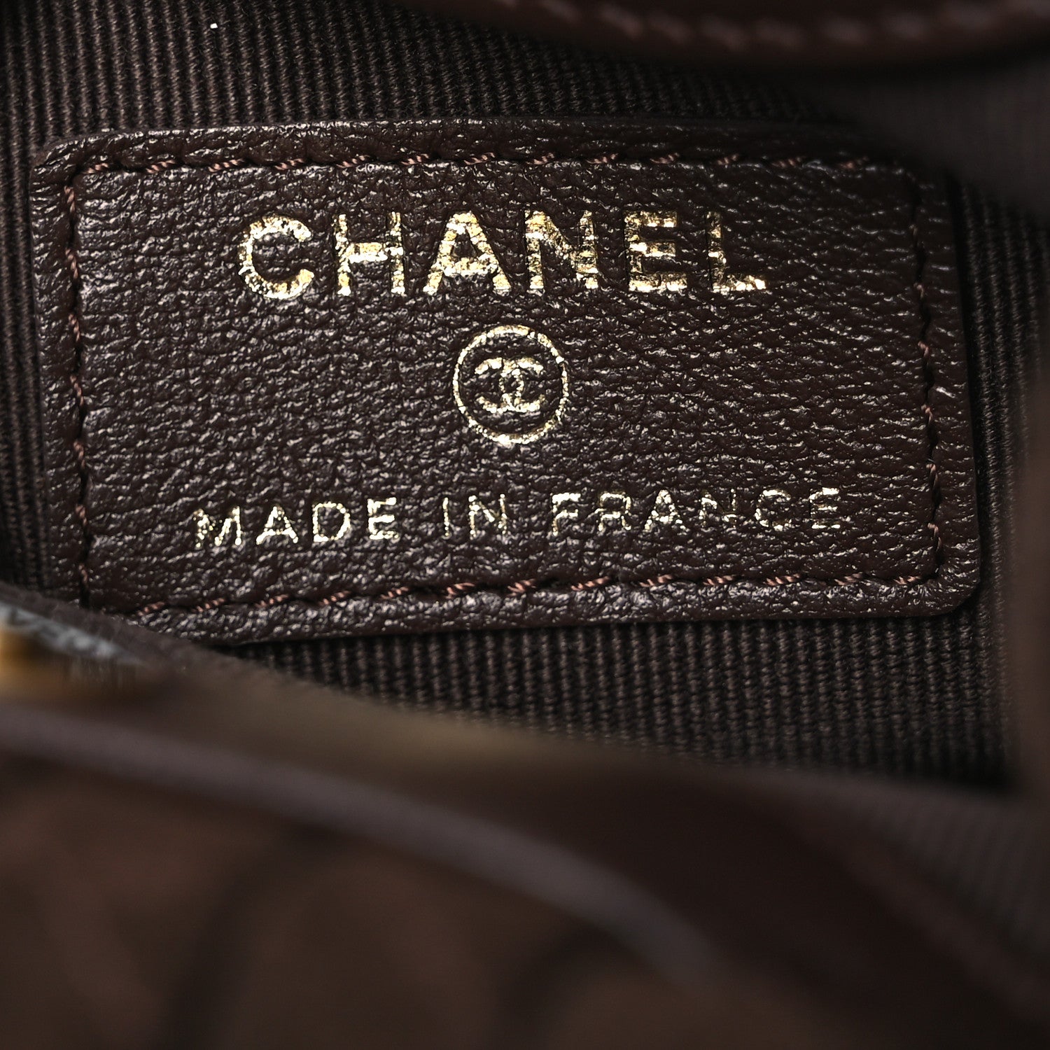 Chanel Suede Calfskin Plexiglass Tortoise Shell Quilted Mini Pouch Brown 6 of 10