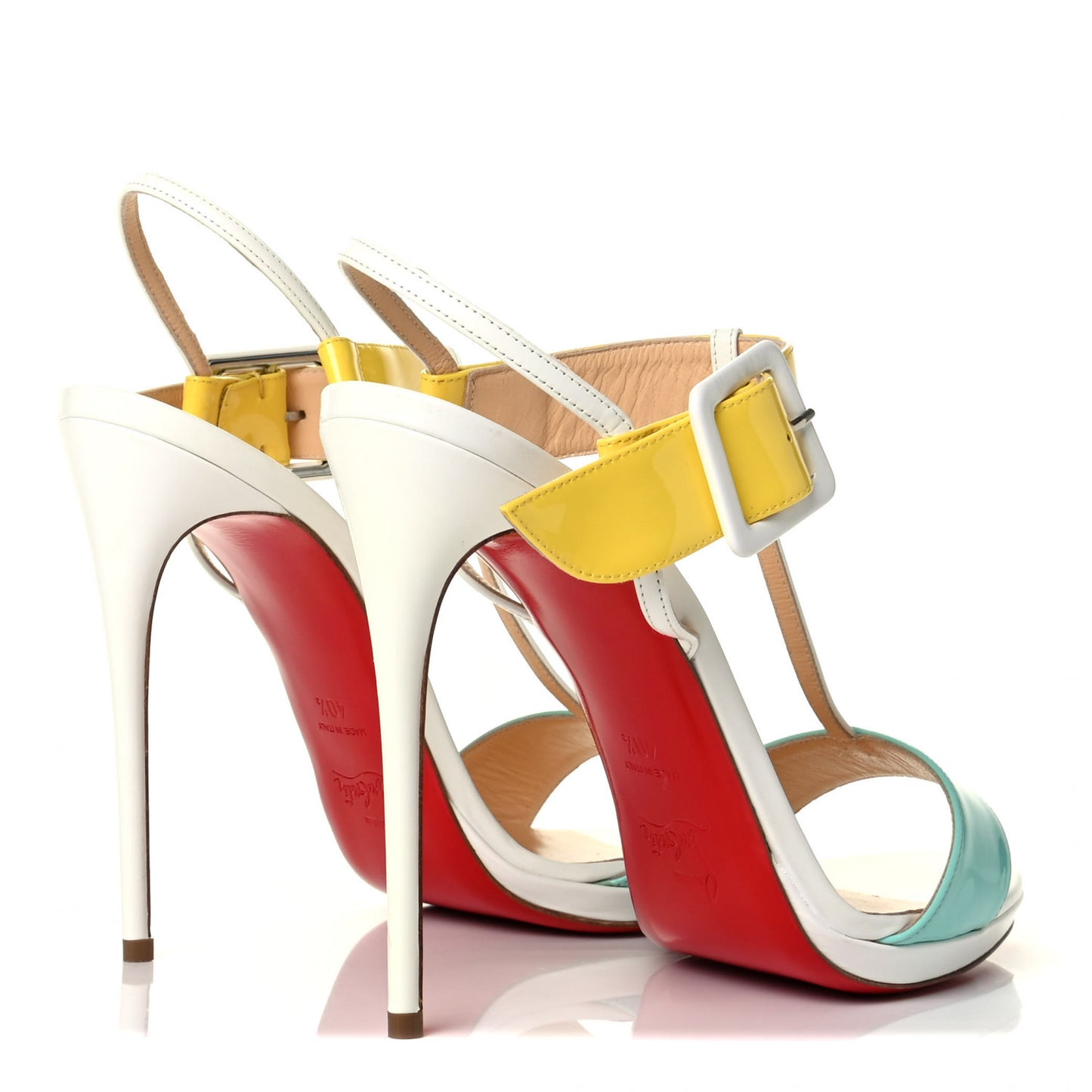 Patent Jazz Calf Beltega 120 Sandals 40.5 Opaline