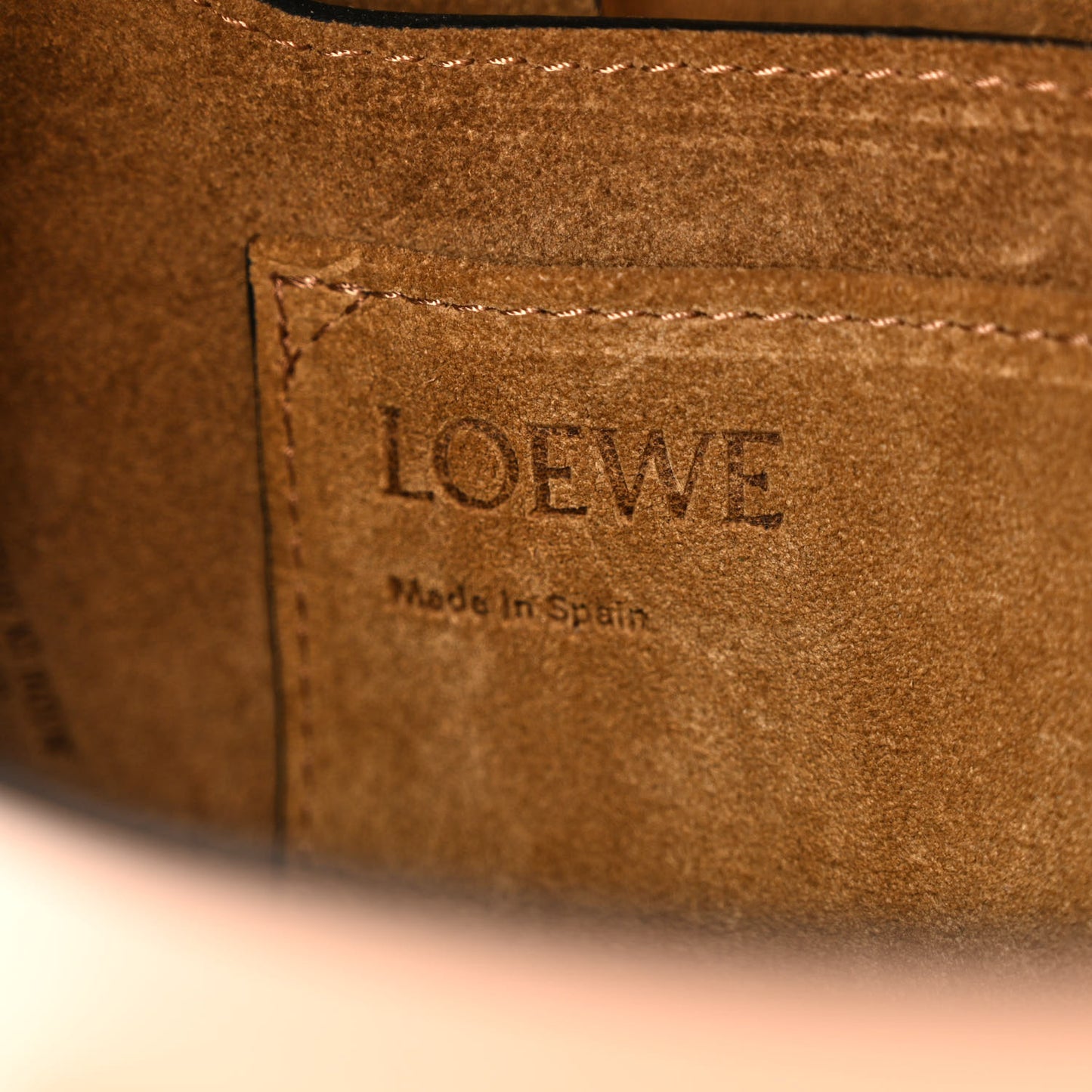 Calfskin Small Gate Crossbody Bag Mocca Powder