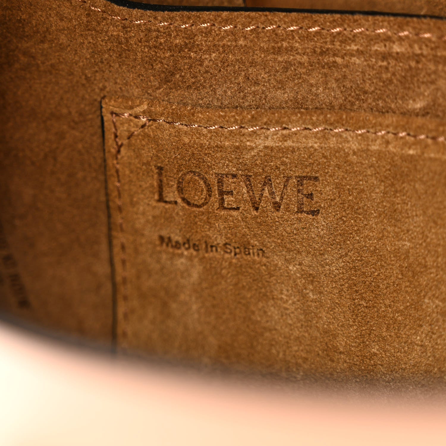 Loewe Calfskin Small Gate Crossbody Bag Mocca Powder 6 of 10