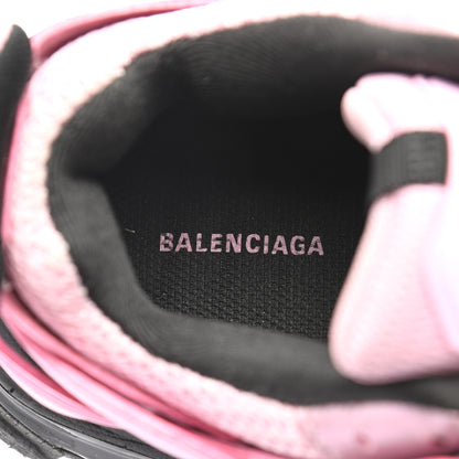Balenciaga Rubber Fabric Bi-Color Womens Track Sneakers 37 Pink Black 7 of 8