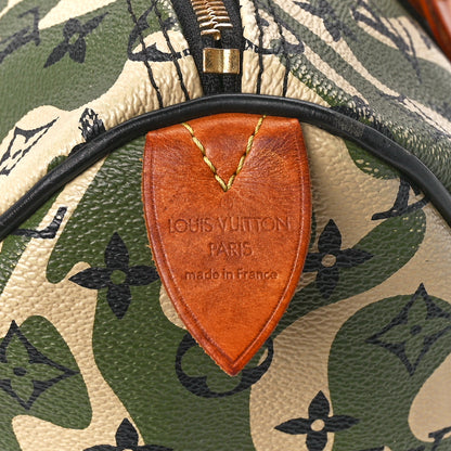 Louis Vuitton Monogramouflage Speedy 35 8 of 17