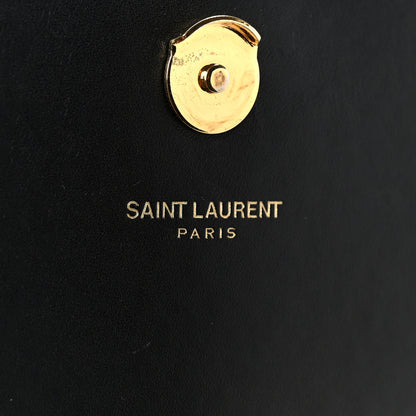 Saint Laurent Smooth Calfskin Medium Classic Monogram Kate Tassel Satchel Black 5 of 11