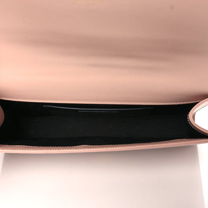 Saint Laurent Grain De Poudre Classic Monogram Cassandre Clutch Blush 5 of 11