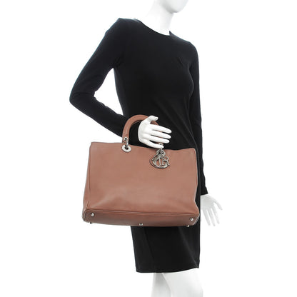 Christian Dior Smooth Calfskin Large Diorissimo Tote Petale 2 of 12