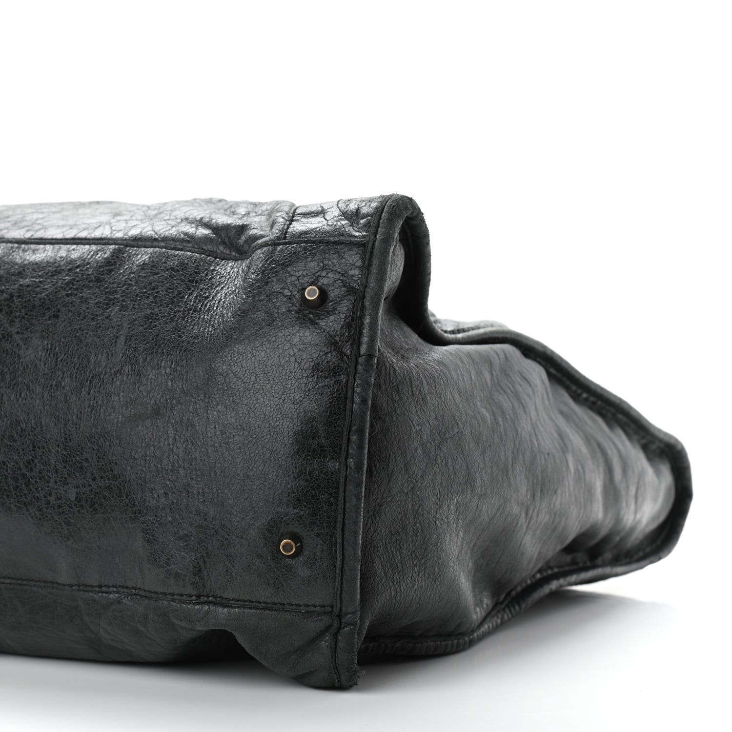Balenciaga Agneau Classic Hardware Weekender Black 10 of 17