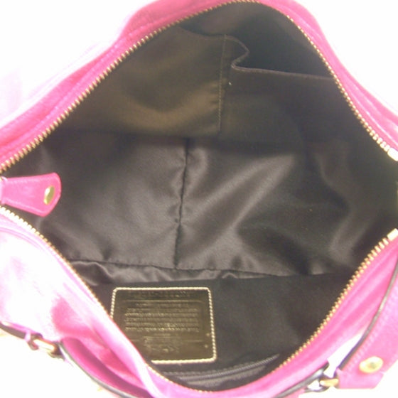 COACHLeatherMadisonShoulderBagFuchsia