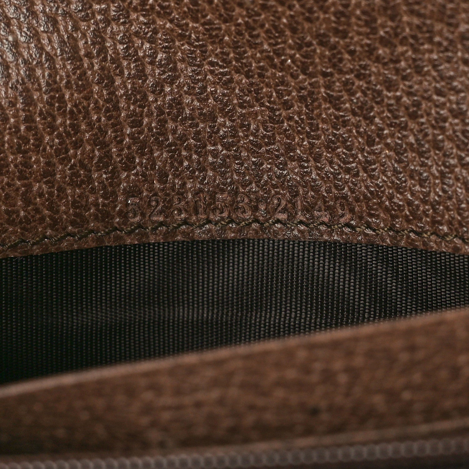 Gucci GG Supreme Monogram Web Ophidia Continental Wallet Brown 7 of 8