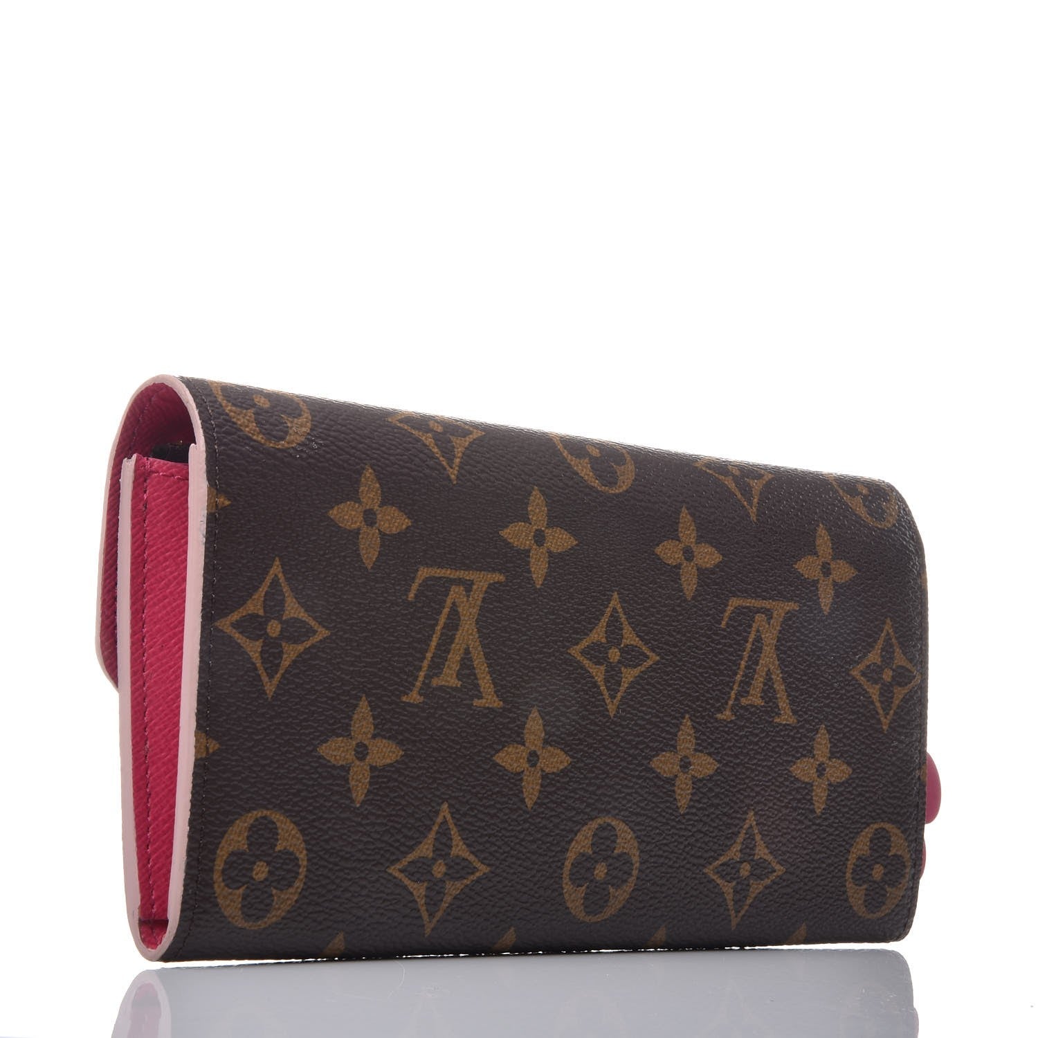 Louis Vuitton Monogram Bloom Flower Emilie Wallet 3 of 7