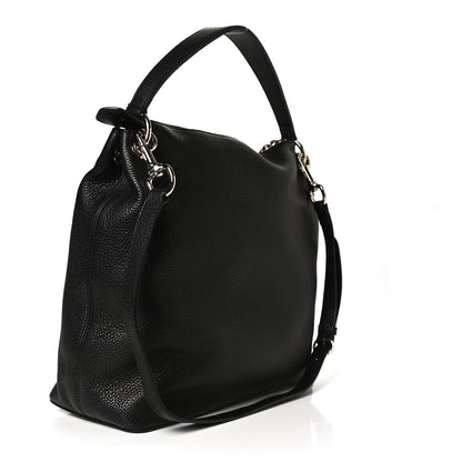 Gucci Pebbled Calfskin Large Soho Hobo Black 3 of 13