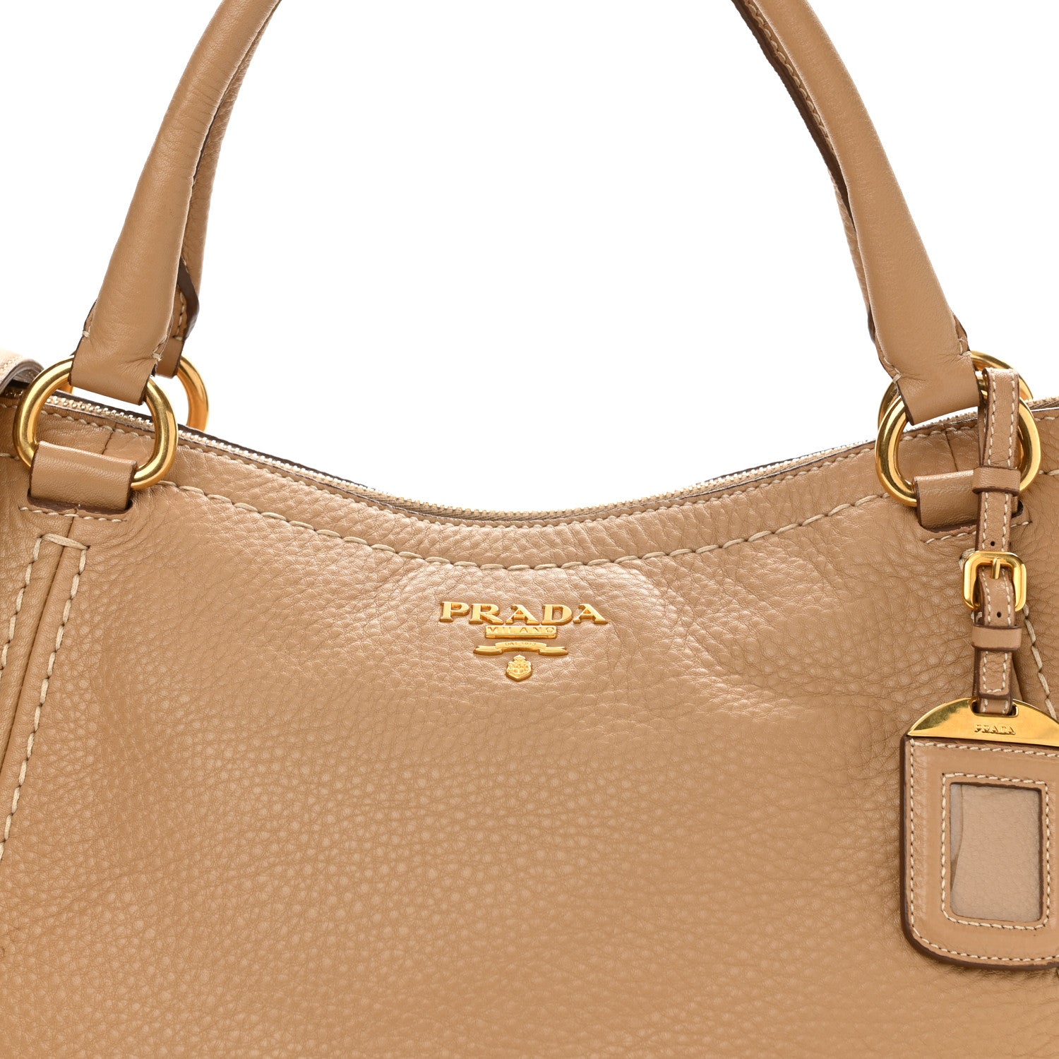 Prada Vitello Daino Satchel Sughero 8 of 12