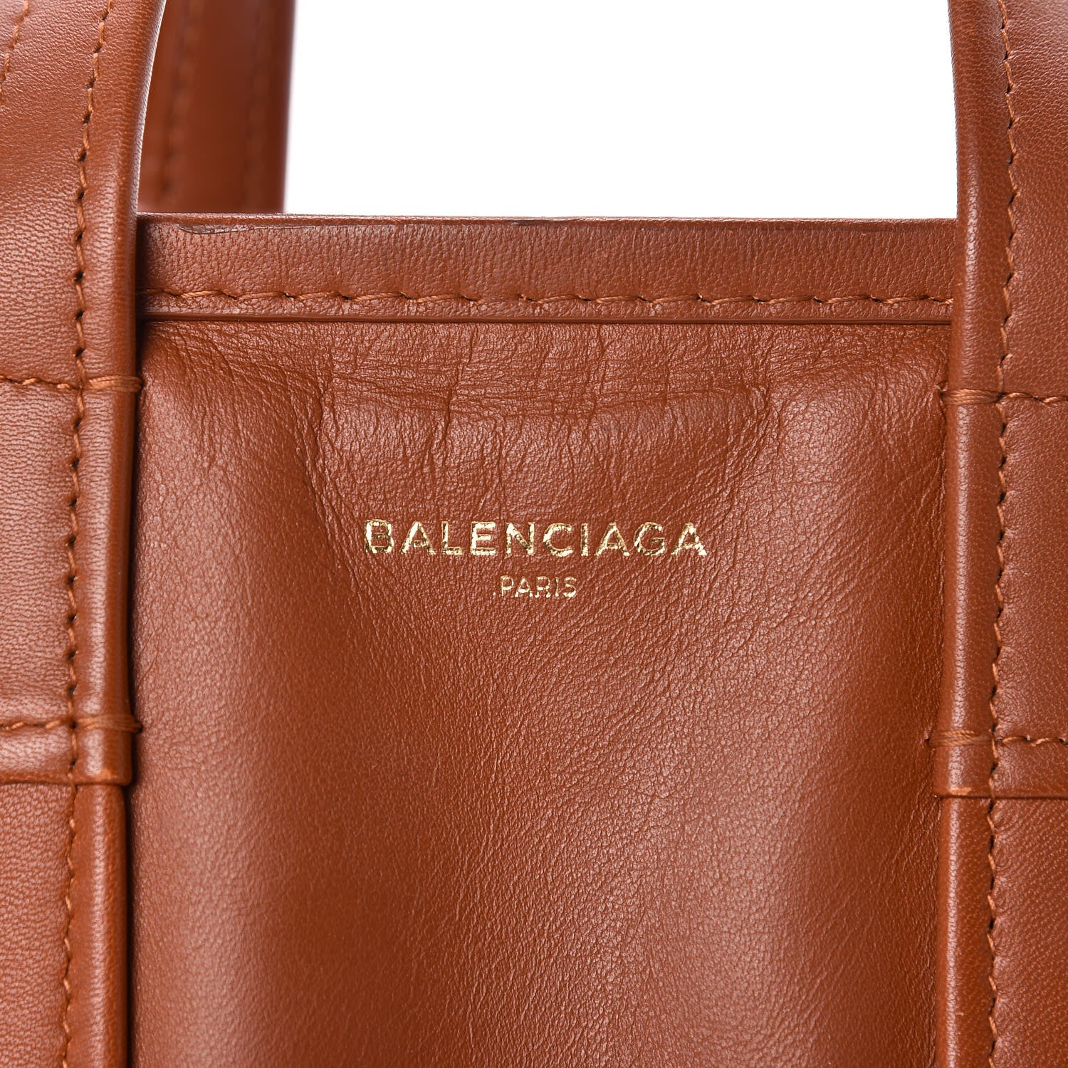 Balenciaga Agneau XS Bazar Shopper Tote Marron Fauve 17 of 19
