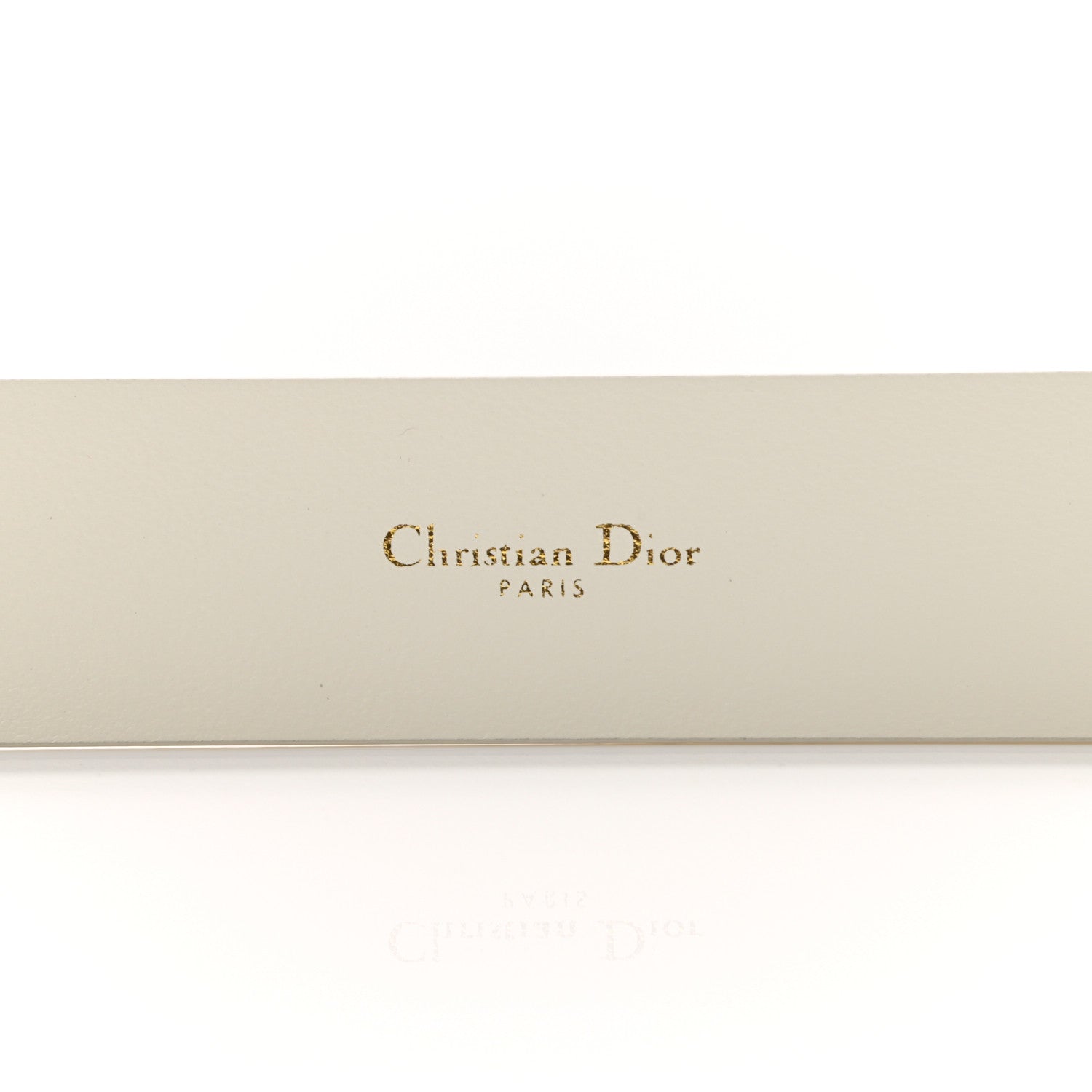 Christian Dior Calfskin 30 Montaigne Belt 70 Latte Multicolor 4 of 6