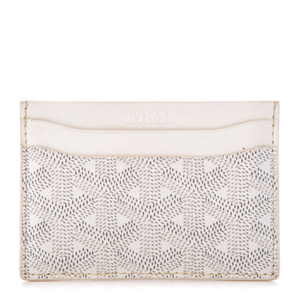 Goyard Goyardine Saint Sulpice Card Holder White 1 of 6