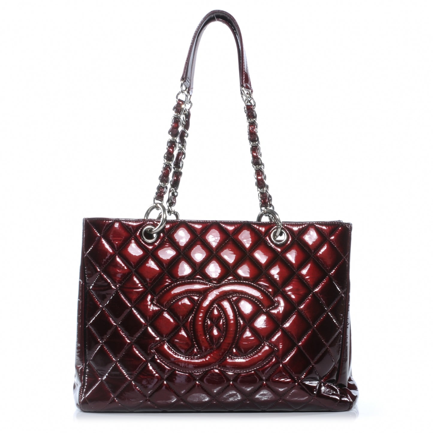 Patent Grand Shopping Tote GST Bordeaux