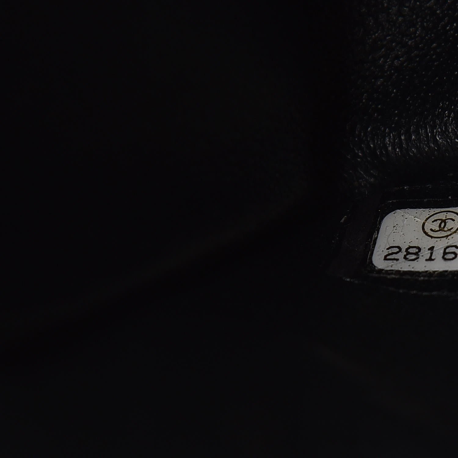 Chanel Calfskin Crocodile Embossed Graffiti 2.55 Cocodile Reissue 225 Flap Black Gold 9 of 10