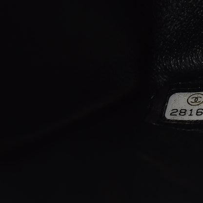 Chanel Calfskin Crocodile Embossed Graffiti 2.55 Cocodile Reissue 225 Flap Black Gold 9 of 10