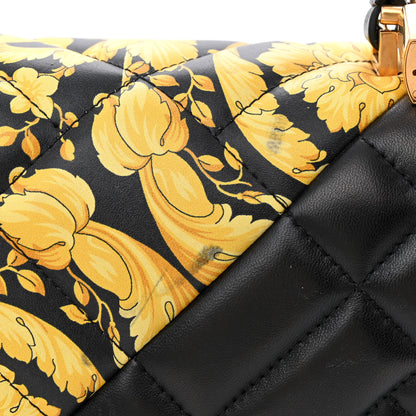 Versace Nappa Quilted Barocco Print Icon Shoulder Bag Black 11 of 13