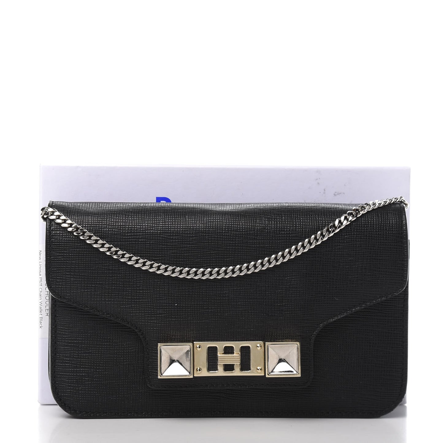 New Linosa PS11 Chain Wallet Black