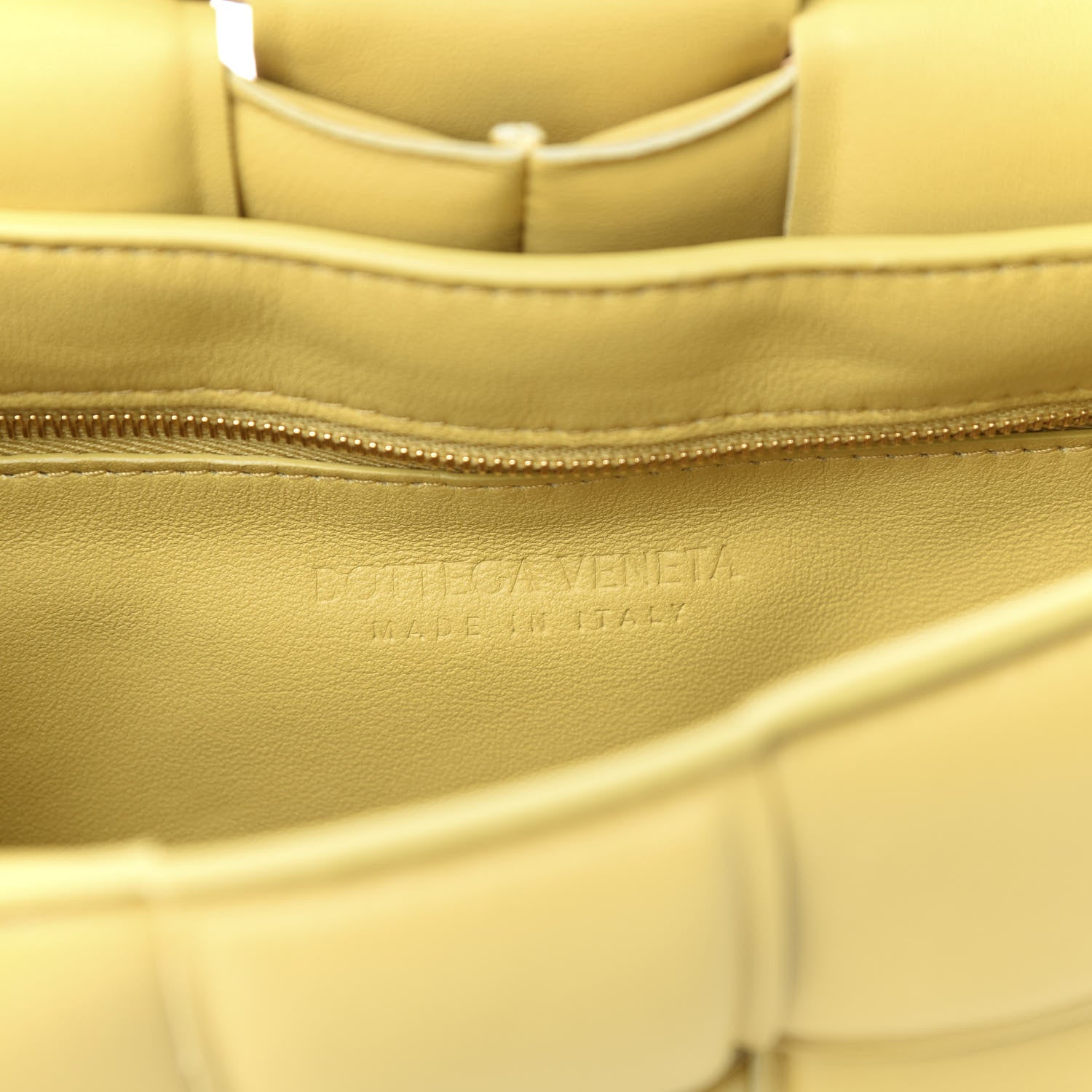 Bottega Veneta Lambskin Maxi Intreccio Padded Chain Cassette Crossbody Bag Corn 8 of 11