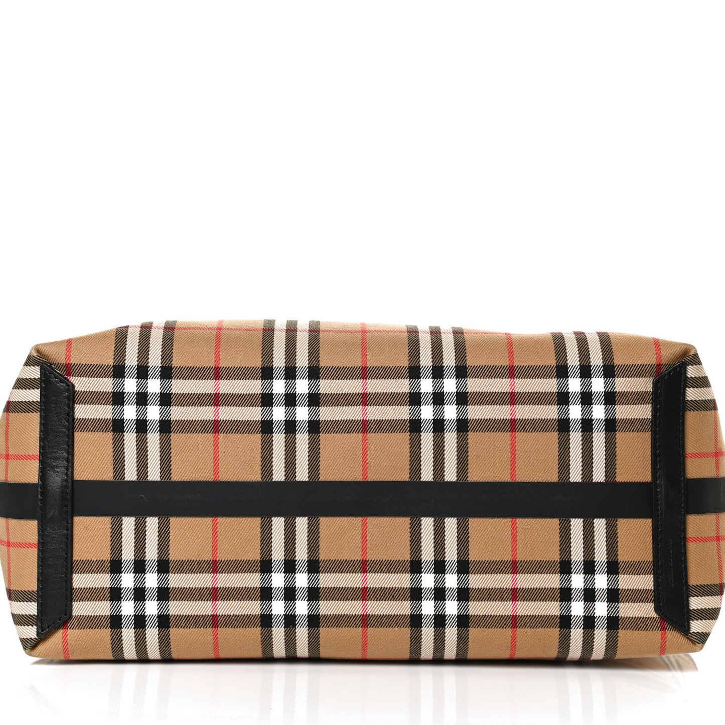 Vintage Check Medium The Giant Reversible Tote Antique Yellow Bright Red