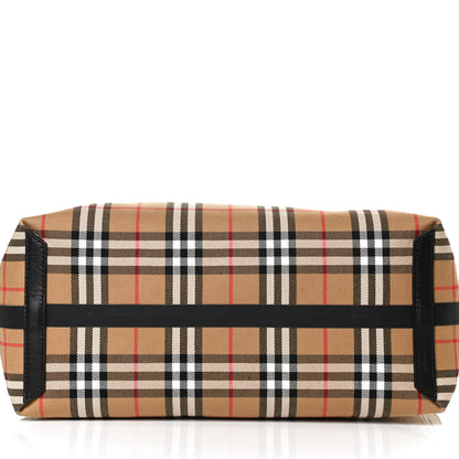 Burberry Vintage Check Medium The Giant Reversible Tote Antique Yellow Bright Red 11 of 25