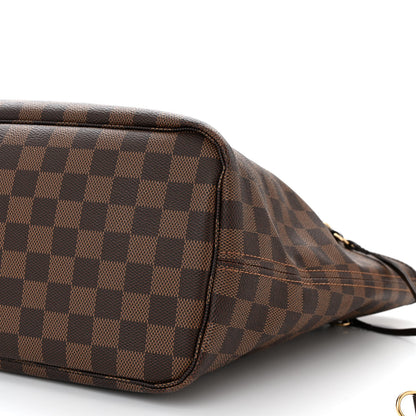 Louis Vuitton Damier Ebene Neo Neverfull MM Rose Ballerine 11 of 11
