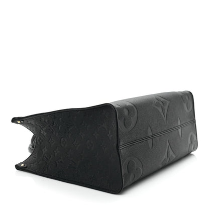 Louis Vuitton Empreinte Monogram Giant Onthego MM Black 4 of 9