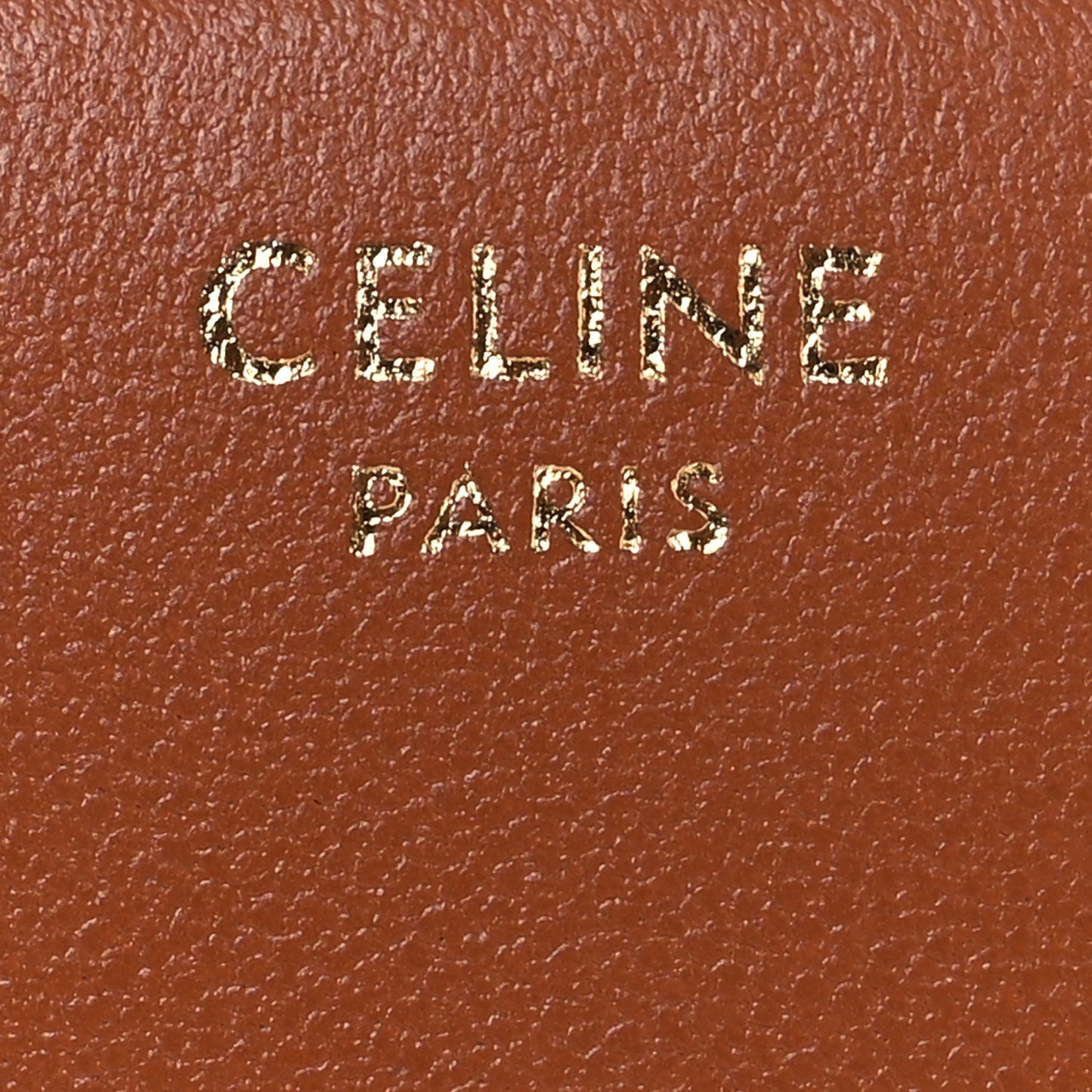 Shiny Smooth Lambskin Small Triomphe Wallet Tan