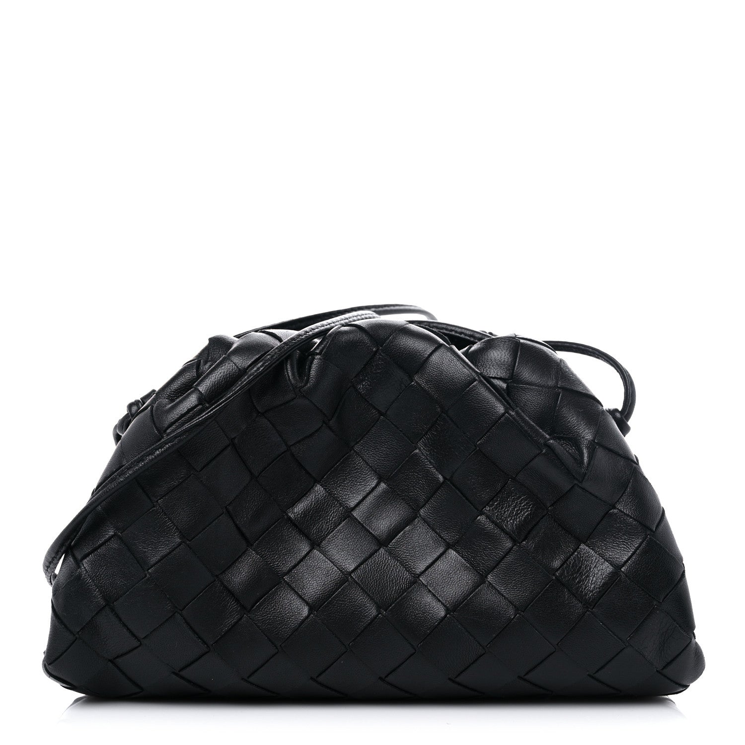 Bottega Veneta Nappa Intrecciato The Mini Pouch Black 1 of 8