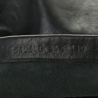 Gucci Deauville Calfskin Cinched Knee High Boots 35.5 Black 7 of 7