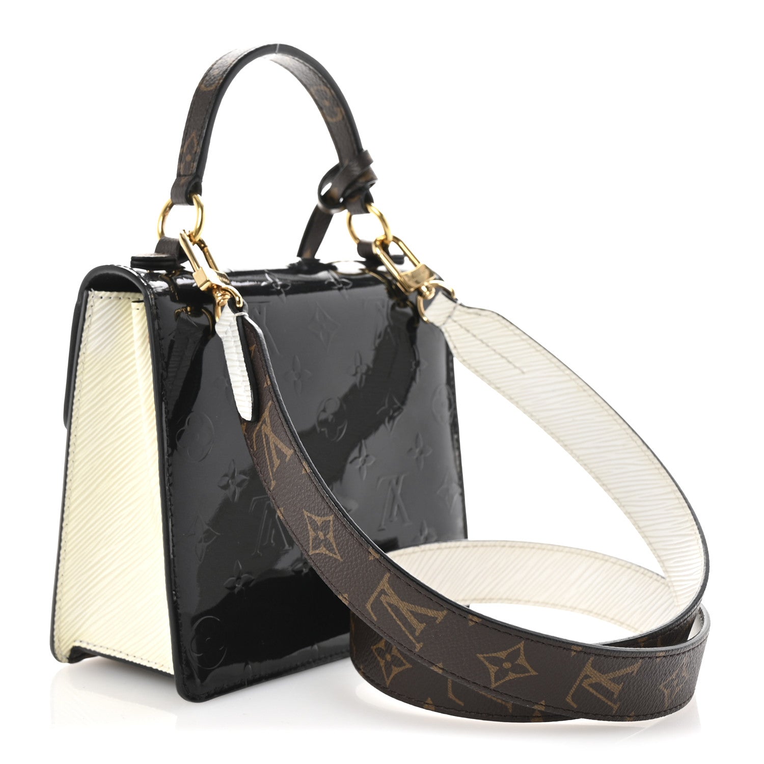 Louis Vuitton Vernis Epi Monogram Spring Street Black 3 of 9