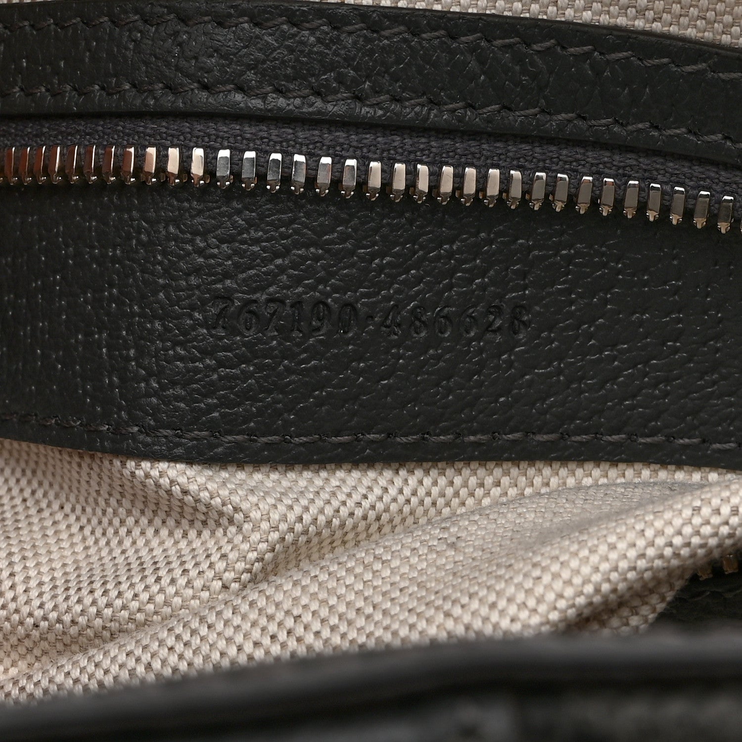 Gucci GG Supreme Monogram Textured Dollar Calfskin Ophidia Shoulder Bag Grey Black Graphite Grey 7 of 11